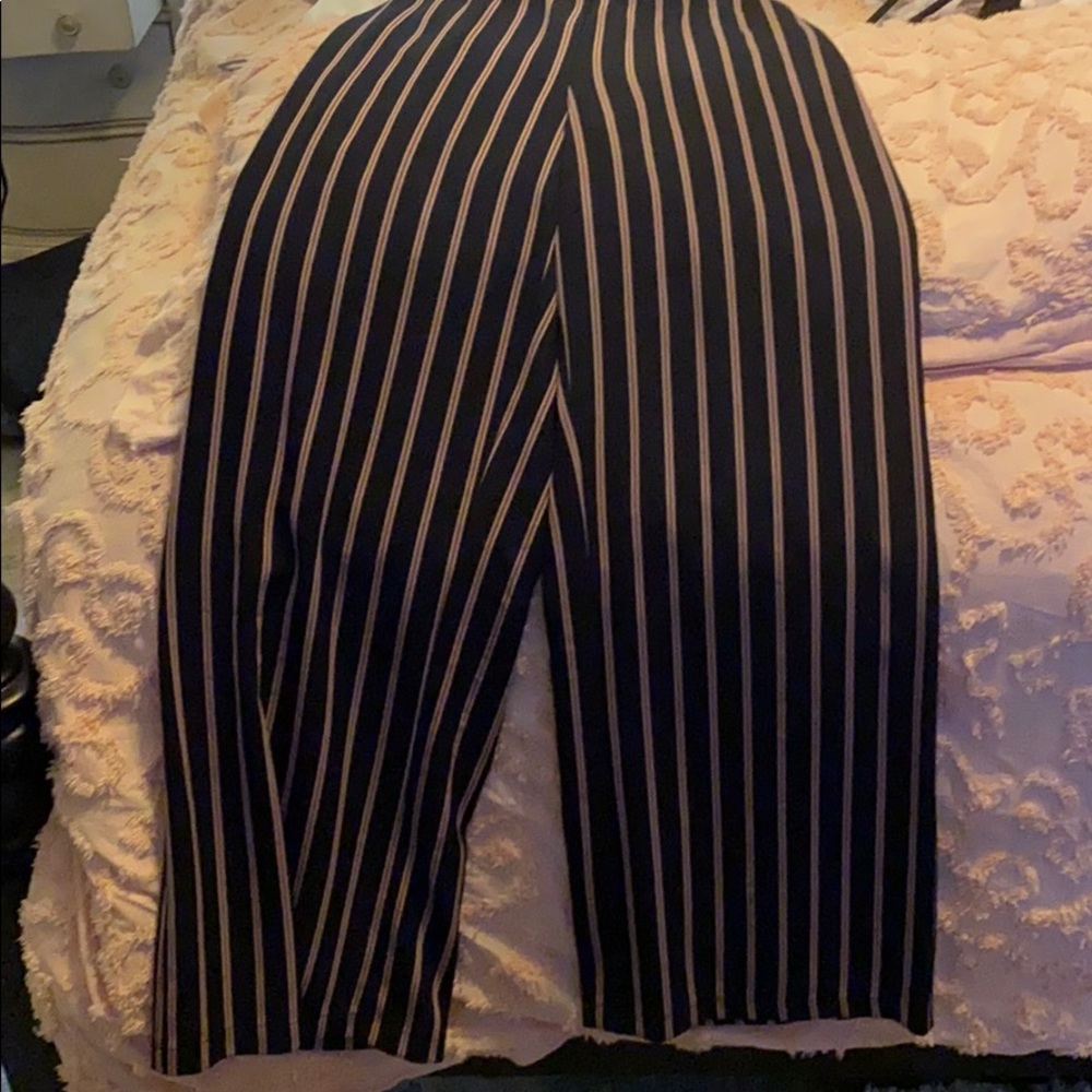 Silk wide leg pants